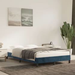 Giroletto Blu Scuro 120x190 cm in Velluto Vidaxl 40343