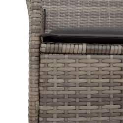 VidaXL 368718 sedia da esterno Terrazzo Seduta imbottita Legno di acacia, Rattan sintetico, Acciaio Grigio - Vista aggiuntiva 8
