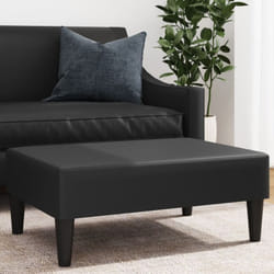 Poggiapiedi Nero 77x55x31 cm in Similpelle Vidaxl 42797