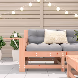 vidaXL Divano da Giardino Senza Braccioli con Cuscino Massello Douglas - Vista aggiuntiva 3