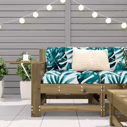 Divano da Giardino Senza Braccioli con Cuscini Impregnato Pinocod mxl 91366 - Vista aggiuntiva 3
