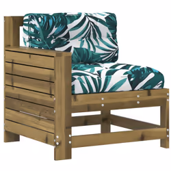 Divano da Giardino Senza Braccioli con Cuscini Impregnato Pinocod mxl 91367 - Vista aggiuntiva 2