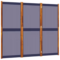 Divisorio a 3 Pannelli Blu Scuro 210x180 cmcod mxl 87637 - Vista aggiuntiva 2