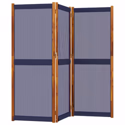 Divisorio a 3 Pannelli Blu Scuro 210x180 cmcod mxl 87637 - Vista aggiuntiva 3