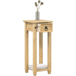 Porta Piante Corona 30x30x73 cm in Legno Massello di Pino - Vidaxl