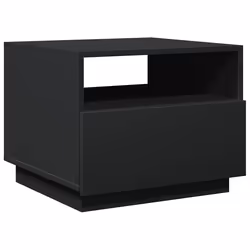 Tavolino da Soggiorno con Luci LED Nero 50x49x40 cmcod mxl 88175 - Vista aggiuntiva 3