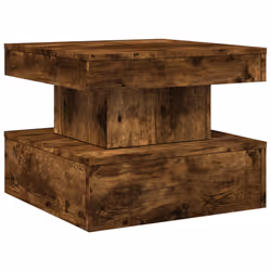 Tavolino da Soggiorno con Luci LED Rovere Sonoma 50x50x40 cmcod mxl 89471 - Vista aggiuntiva 3