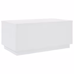 vidaXL Tavolino da Soggiorno con Luci LED Bianco 90x50x40 cm - Vista aggiuntiva 3