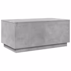 Tavolino da Soggiorno con Luci LED Grigio Cemento 90x50x40 cmcod mxl 89350 - Vista aggiuntiva 3