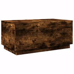 Tavolino da Soggiorno con Luci LED Rovere Fumo 90x50x40 cmcod mxl 113317 - Vista aggiuntiva 3