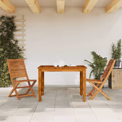 VidaXL 367696 sedia da esterno Terrazzo Legno di acacia
