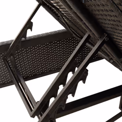 VidaXL 368179 sedia da esterno Salone Seduta imbottita Rattan sintetico, Acciaio Crema, Bianco - Vista aggiuntiva 8
