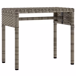 VidaXL 368190 sedia da esterno Salone Seduta imbottita Rattan sintetico, Acciaio Grigio - Vista aggiuntiva 5