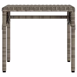 VidaXL 368190 sedia da esterno Salone Seduta imbottita Rattan sintetico, Acciaio Grigio - Vista aggiuntiva 6