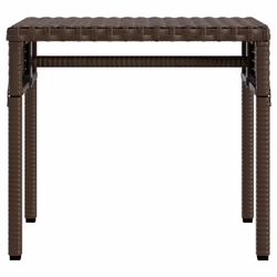 VidaXL 368198 sedia da esterno Salone Seduta imbottita Rattan sintetico, Acciaio Crema, Bianco - Vista aggiuntiva 4