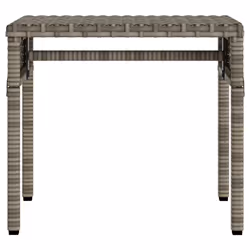 VidaXL 368199 sedia da esterno Salone Seduta imbottita Rattan sintetico, Acciaio Grigio - Vista aggiuntiva 6