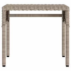 VidaXL 368202 sedia da esterno Salone Seduta imbottita Rattan sintetico, Acciaio Grigio - Vista aggiuntiva 4
