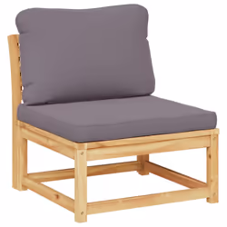VidaXL 366495, Grigio scuro, Legno di acacia, 110 kg, Adulti e bambini, 630 mm, 730 mm