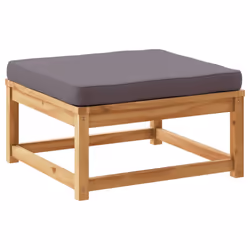 VidaXL 366496, Grigio scuro, Legno di acacia, 110 kg, Adulti e bambini, 630 mm, 630 mm
