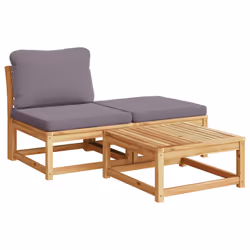 VidaXL 366497, Grigio scuro, Legno di acacia, 110 kg, Adulti e bambini, 630 mm, 630 mm