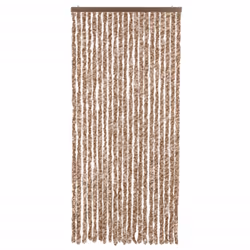 TendaAntimosche Beige e Marrone Scuro 90x200 cm in Cinigliacod mxl 114482 - Vista aggiuntiva 3