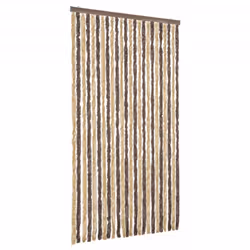 TendaAntimosche Marrone Scuro e Beige 100x200 cm in Cinigliacod mxl 114141 - Vista aggiuntiva 2