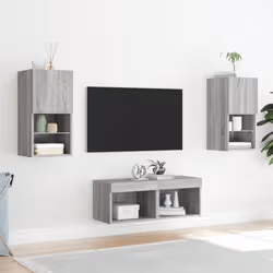VidaXL 3216574 supporto TV e sistema audio - Vista aggiuntiva 4