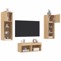 VidaXL 3216578 supporto TV e sistema audio - Vista aggiuntiva 5
