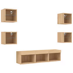 VidaXL 3216585 supporto TV e sistema audio - Vista aggiuntiva 5