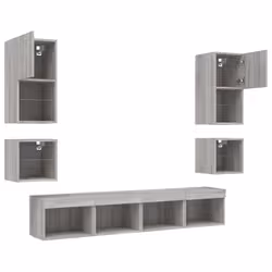 VidaXL 3216595 supporto TV e sistema audio - Vista aggiuntiva 5