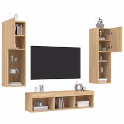 VidaXL 3216606 supporto TV e sistema audio - Vista aggiuntiva 4