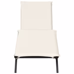 VidaXL 4002710 sedia da esterno Salone Seduta imbottita Rattan sintetico, Acciaio Crema, Bianco - Vista aggiuntiva 4