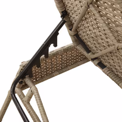 VidaXL 4002715 sedia da esterno Salone Seduta imbottita Rattan sintetico, Acciaio Grigio - Vista aggiuntiva 8