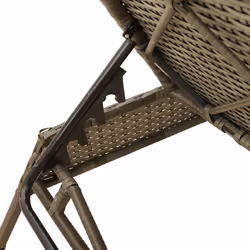 VidaXL 4002716 sedia da esterno Salone Seduta imbottita Rattan sintetico, Acciaio Blu - Vista aggiuntiva 8