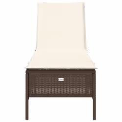 VidaXL 4002720 sedia da esterno Salone Seduta imbottita Rattan sintetico, Acciaio Crema, Bianco - Vista aggiuntiva 4