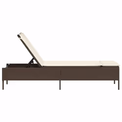 VidaXL 4002720 sedia da esterno Salone Seduta imbottita Rattan sintetico, Acciaio Crema, Bianco - Vista aggiuntiva 5