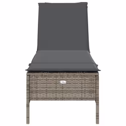 VidaXL 4002721 sedia da esterno Salone Seduta imbottita Rattan sintetico, Acciaio Crema, Bianco - Vista aggiuntiva 4
