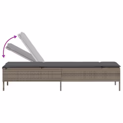 VidaXL 4002721 sedia da esterno Salone Seduta imbottita Rattan sintetico, Acciaio Crema, Bianco - Vista aggiuntiva 7