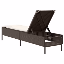 VidaXL 4002729 sedia da esterno Salone Seduta imbottita Rattan sintetico, Acciaio Crema, Bianco - Vista aggiuntiva 6