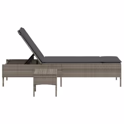 VidaXL 4002730 sedia da esterno Salone Seduta imbottita Rattan sintetico, Acciaio Crema, Bianco - Vista aggiuntiva 4