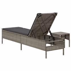 VidaXL 4002730 sedia da esterno Salone Seduta imbottita Rattan sintetico, Acciaio Crema, Bianco - Vista aggiuntiva 5