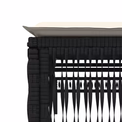 VidaXL 4002746 sedia da esterno Salone Seduta imbottita Rattan sintetico, Acciaio Crema, Bianco - Vista aggiuntiva 7
