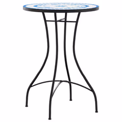 VidaXL 4003399 tavolo da esterno Blu - Vista aggiuntiva 4