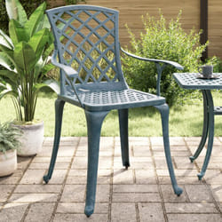 Vidaxl - Sedie da Giardino 2 pz Verdi in Alluminio Pressofuso 3280