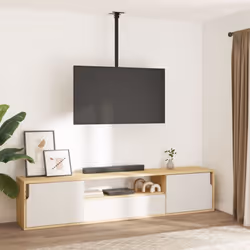 Questo supporto a soffitto per TV offre una soluzione pratica ed efficiente in termini di spazio per montare la TV o i monito ...