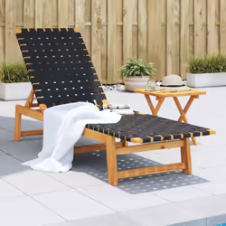 Questo lettino classico è ideale per prendere il sole e rilassarvi vicino alla piscina, nel patio o in giardino. Legno massel ...