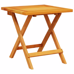 VidaXL 366511 sedia da esterno Terrazzo Legno di acacia, Tessuto Marrone, Rosso - Vista aggiuntiva 4