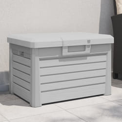 vidaXL Contenitore Cuscini Grigio 73x50,5x46,5 cm in Polipropilene
