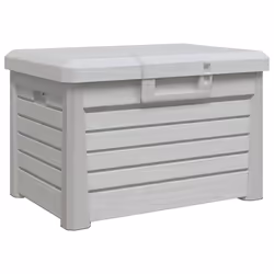 vidaXL Contenitore Cuscini Grigio 73x50,5x46,5 cm in Polipropilene - Vista aggiuntiva 2