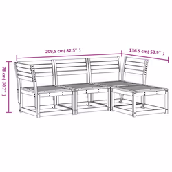VidaXL 3216906 set mobili da esterno - Vista aggiuntiva 8